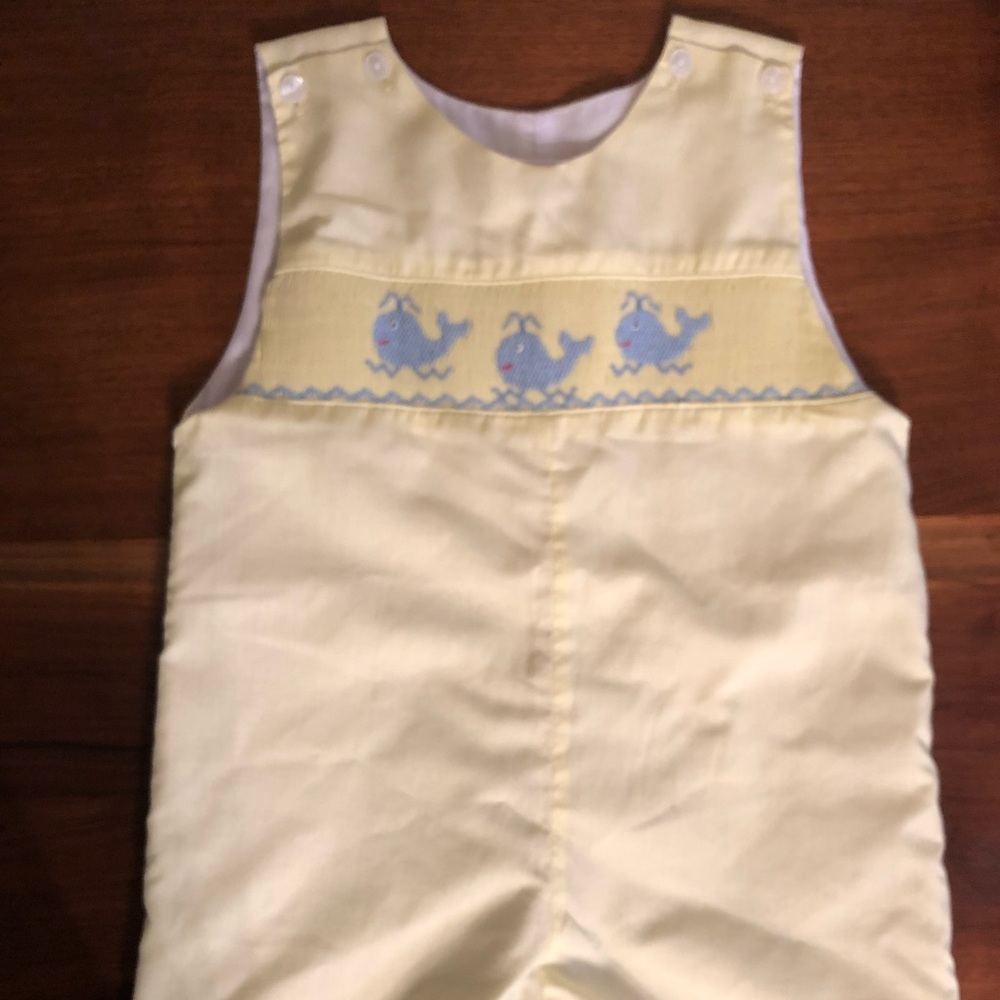 Smocked boys Shortall